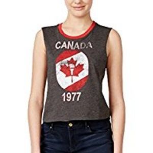 Cold Crush Juniors' Canada Graphic Crop Tank